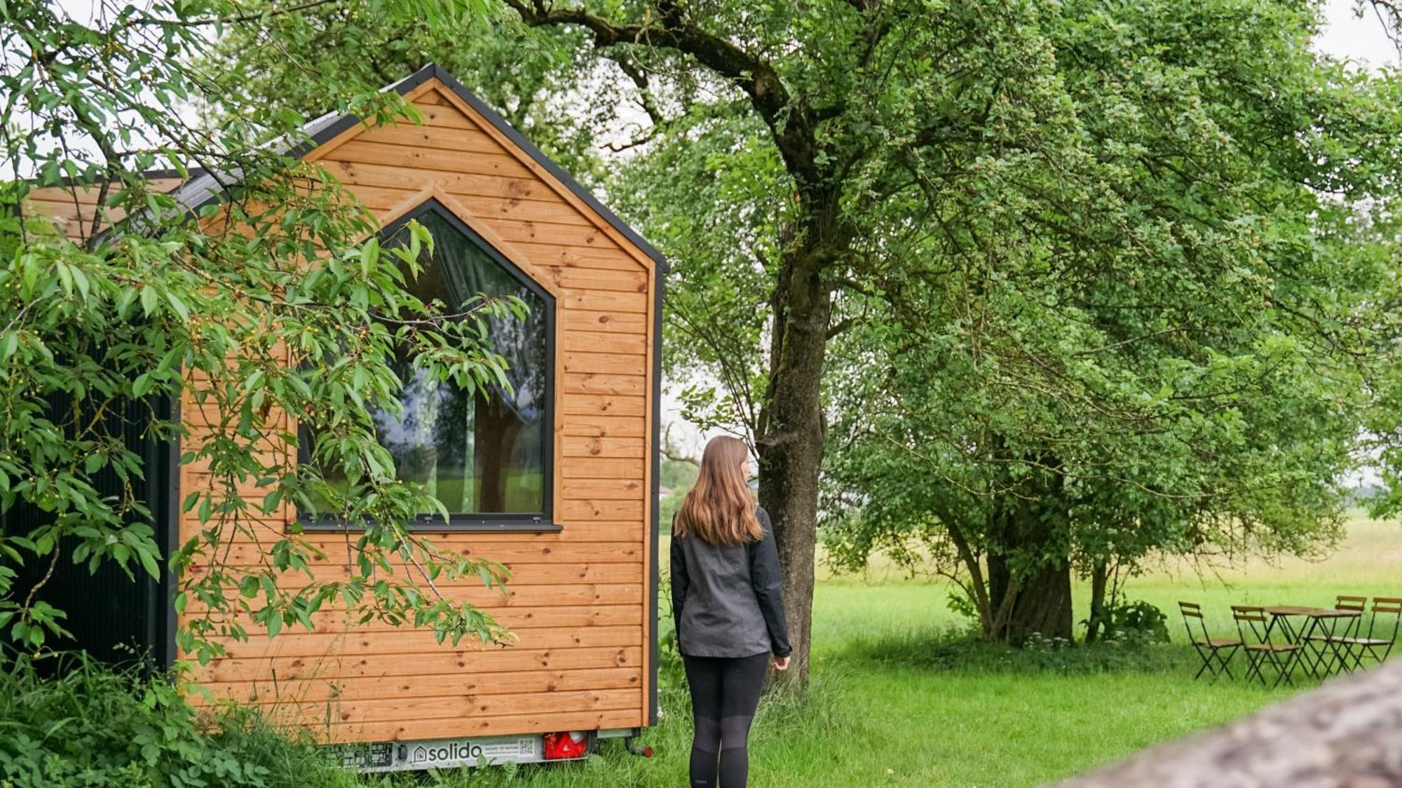Willa Lisi Grun Tiny House By Tiny Away Sattledt Zewnętrze zdjęcie