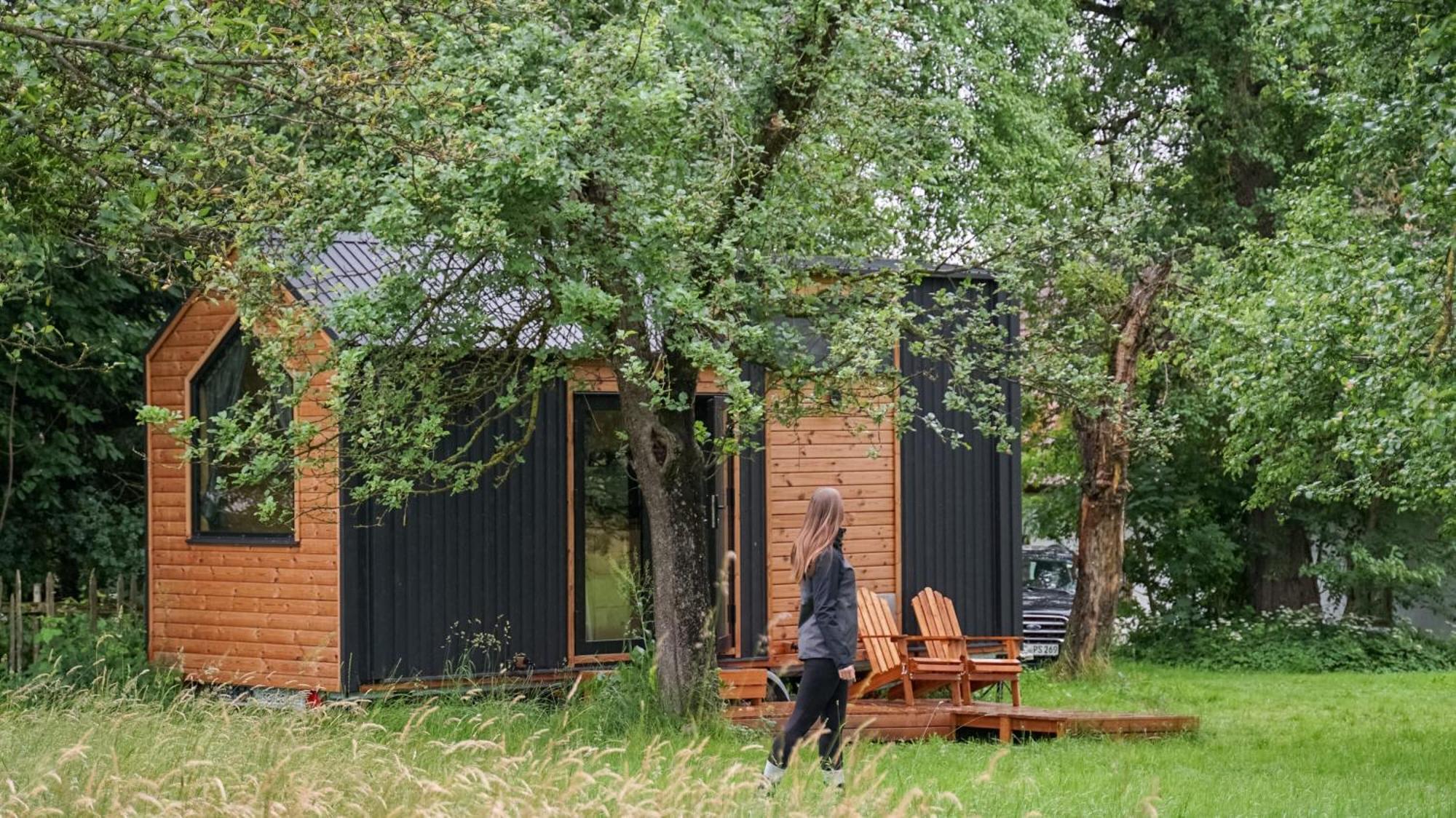 Willa Lisi Grun Tiny House By Tiny Away Sattledt Zewnętrze zdjęcie
